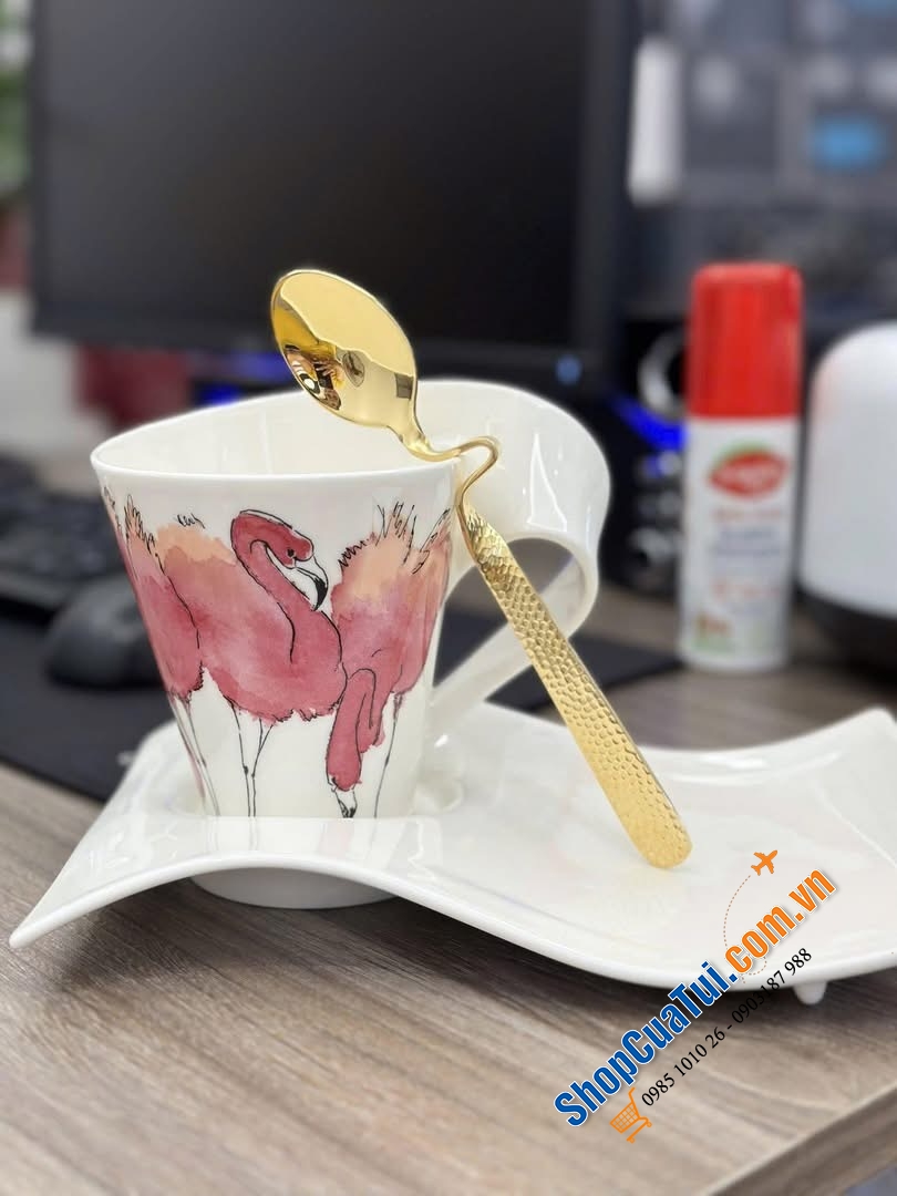 Set uống trà, cafe/capuchino 3 món Villeroy Boch.