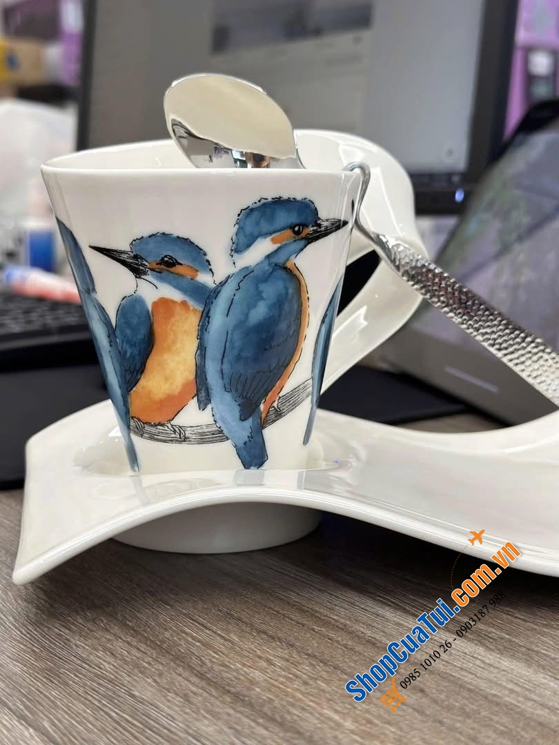 Set uống trà, cafe/capuchino 3 món Villeroy Boch.