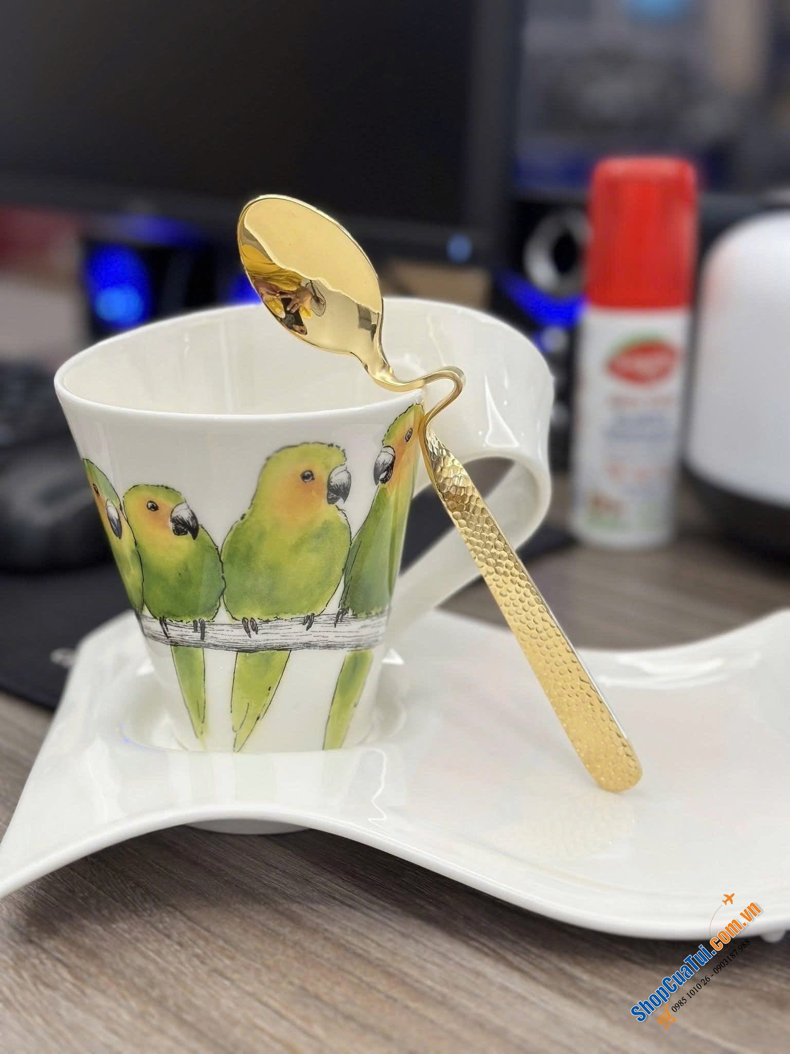 Set uống trà, cafe/capuchino 3 món Villeroy Boch.