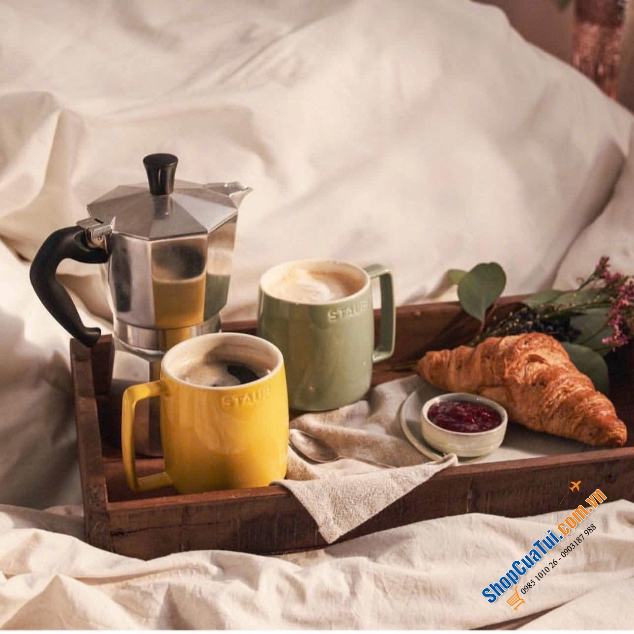 Set 6 cốc maccaron Staub.