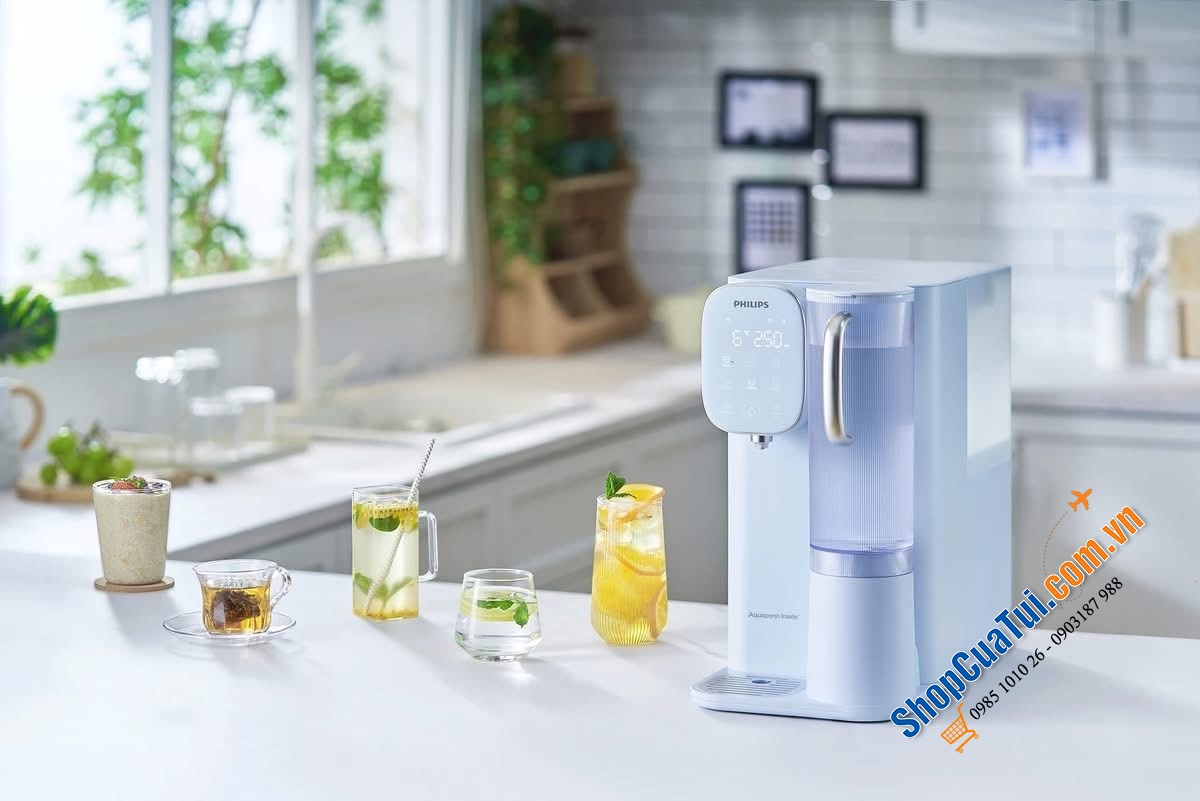 Máy lọc nước RO Philips ADD6912BL/90 màu xanh & Máy lọc nước RO Philips ADD6912WH/74 màu trắng.