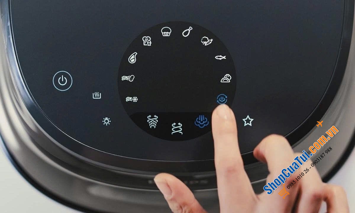 Nồi chiên hấp Philips NA543/00 7.2 lít.