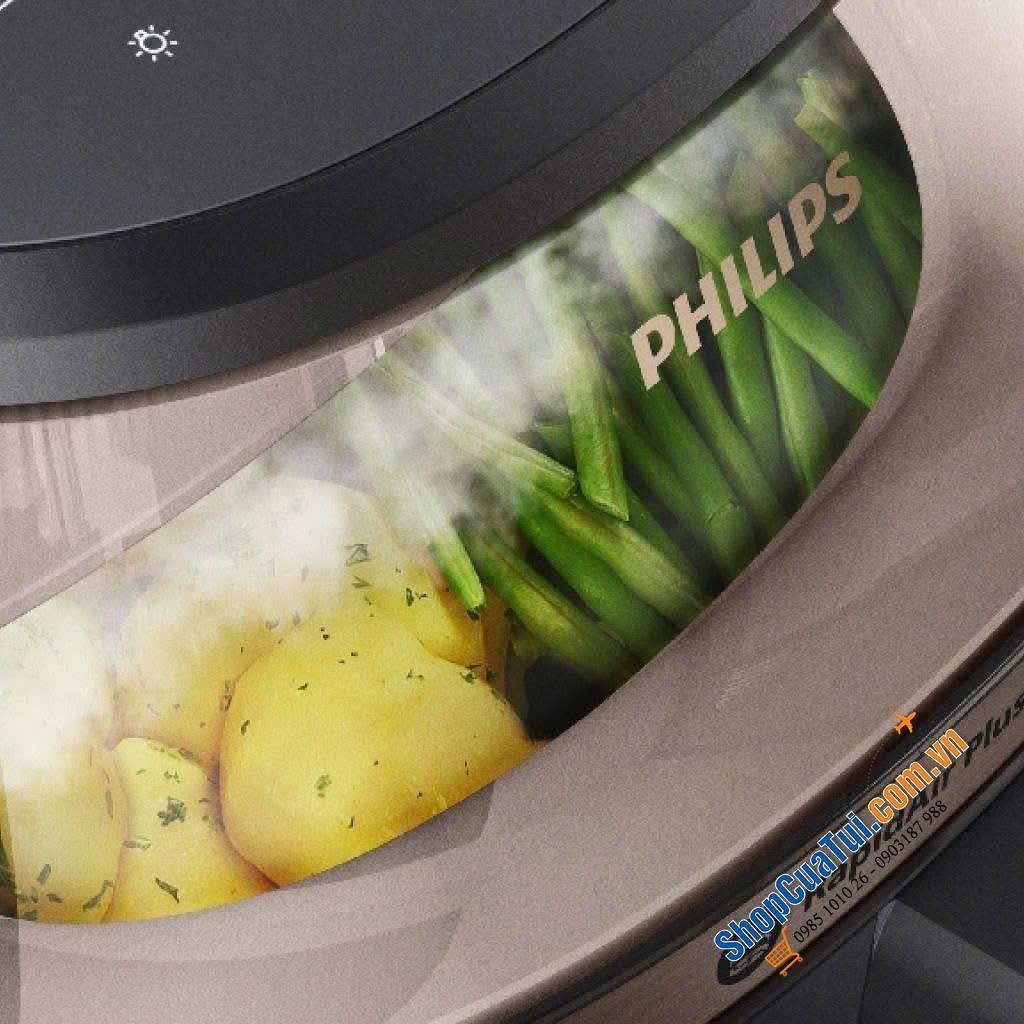 Nồi chiên hấp Philips NA543/00 7.2 lít.