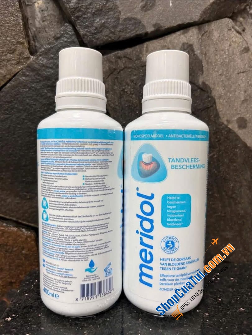 Nước xúc miệng Meridol - Hàng Đức nội địa - Dùng cực thích và hiệu quả!