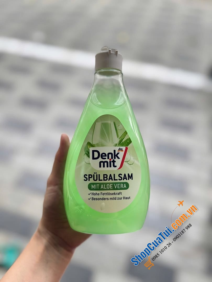 Nước rửa bát Denkmit hàng nội địa đức chai 500ml.