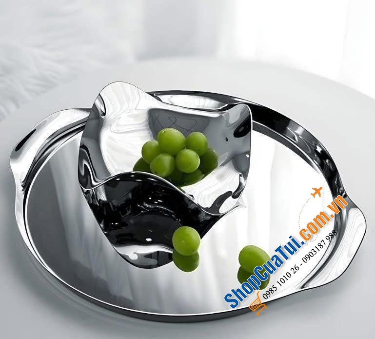 Khay MODERN Oval – Tinh giản đỉnh cao, sang trọng chuẩn Âu.