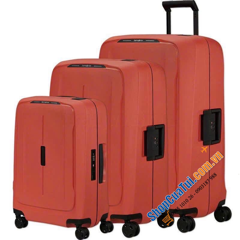 Vali SAMSONITE ESSENS SPINNER  - Khoá ngoàm - Siêu nhẹ - Made in EU xịn sò.