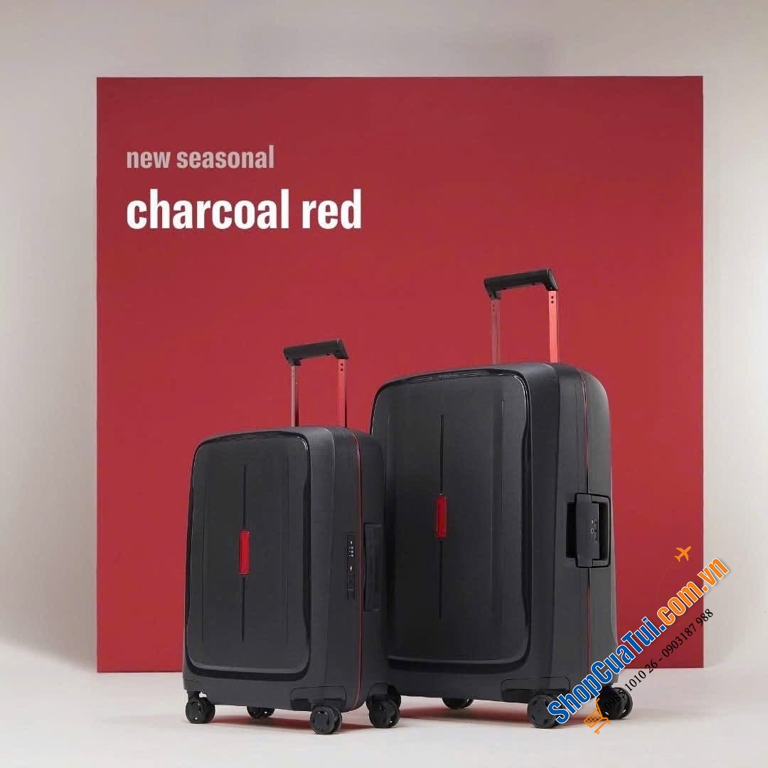 Vali SAMSONITE ESSENS SPINNER  - Khoá ngoàm - Siêu nhẹ - Made in EU xịn sò.