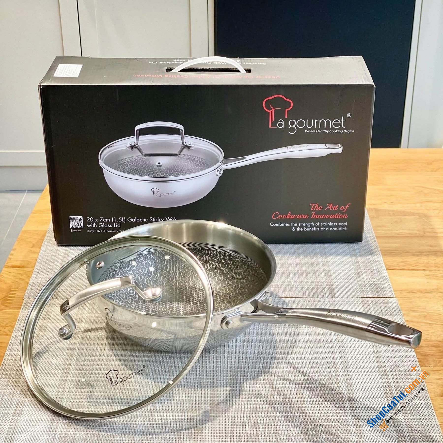 Chảo La Gourmet Galactic – “chân ái” cho mọi món chiên xào.