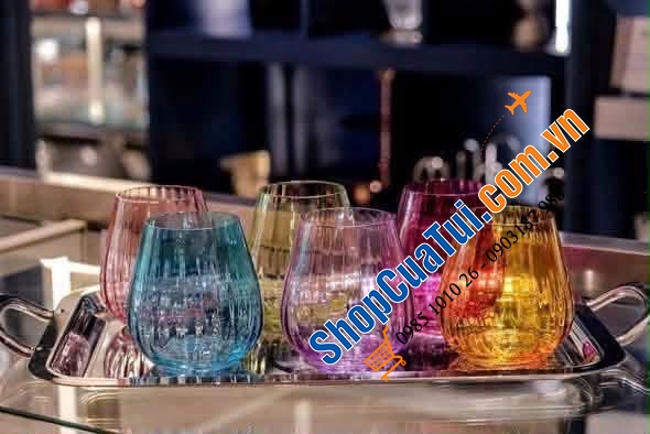 Set 6 Cốc Màu Bohemia Columba 380ml.