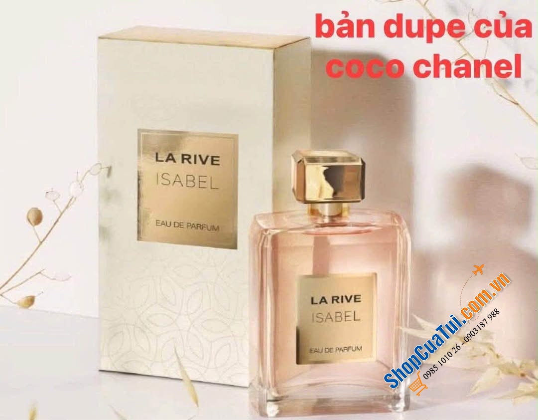 Nước hoa La rive Madame Isabelle - Bản dupe 100% của CHANEL COCO.