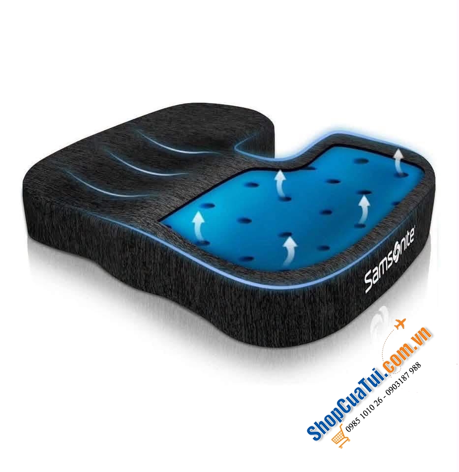 Đệm ghế Samsonite Cooling Technology.