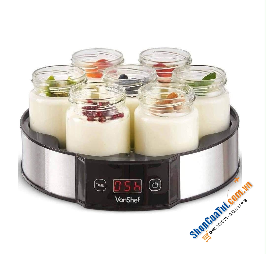 Máy làm sữa chua 7 hũ Vonshef.