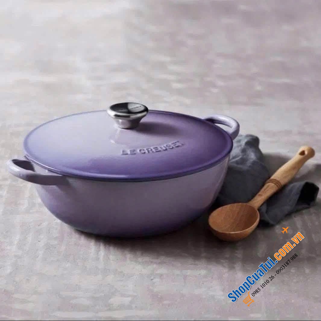 Le Creuset marmite - nồi sâu lòng size 22cm bell pure tím thuộc bộ sưu tập của hãng.