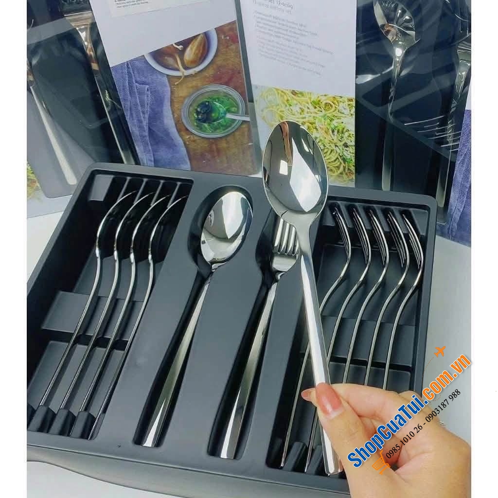 Set thìa dĩa WMF Miami – hàng chuẩn Đức, bền bỉ và tinh tế cho mọi căn bếp hiện đại.