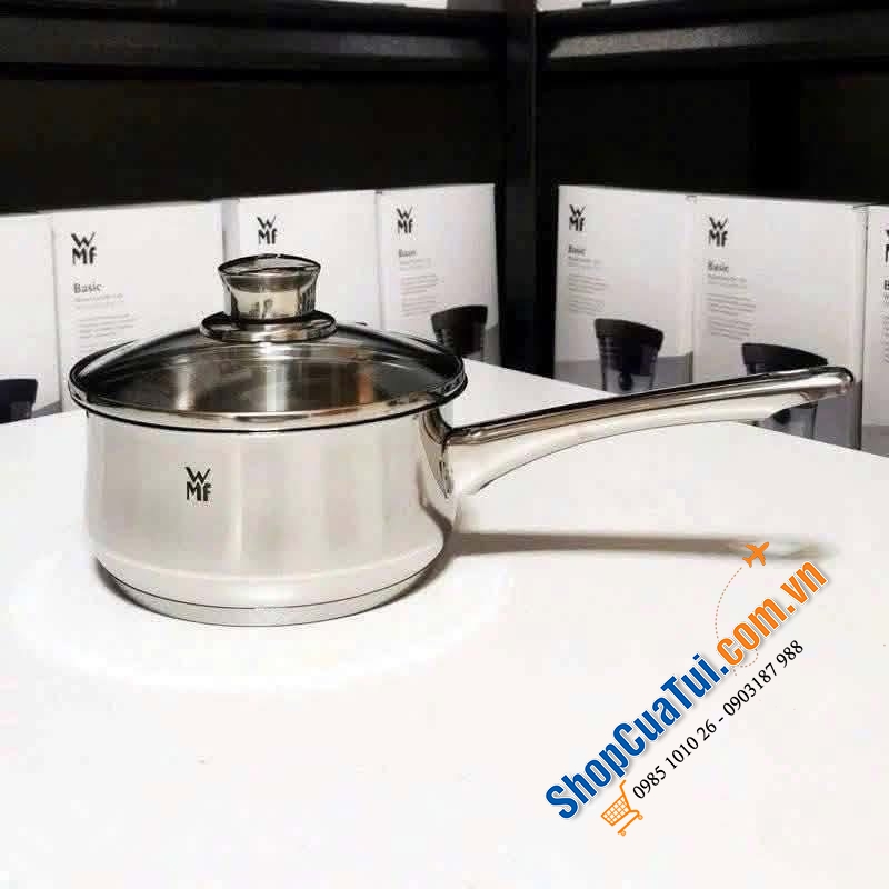 Quánh WMF Diadem Plus 16cm Có Nắp Kính.