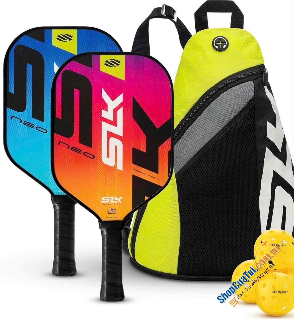 Sét vợt Pickleball SLK Reflex. & Sét vợt Pickleball SLK Neo 2.0. &