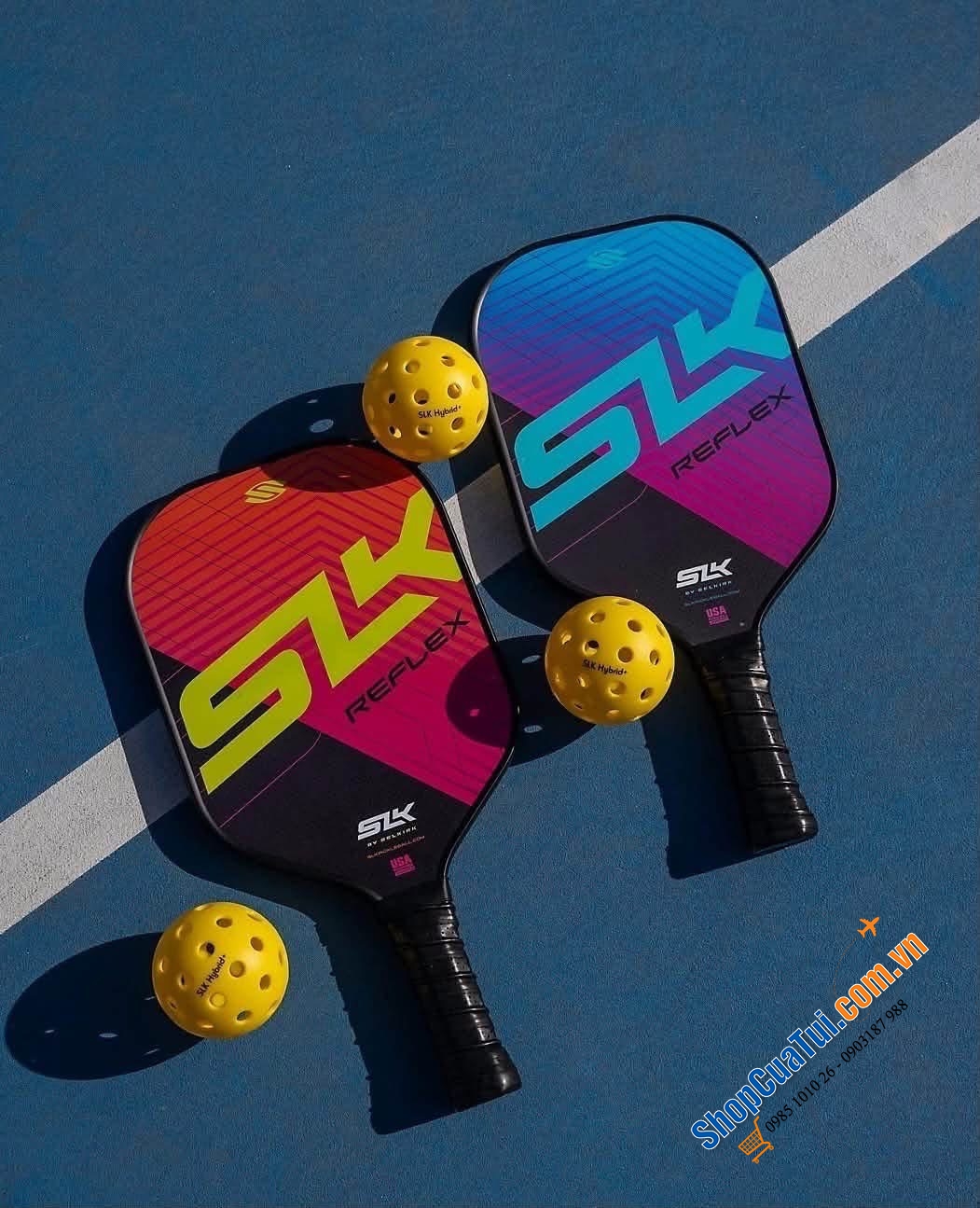 Sét vợt Pickleball SLK Reflex. & Sét vợt Pickleball SLK Neo 2.0. &