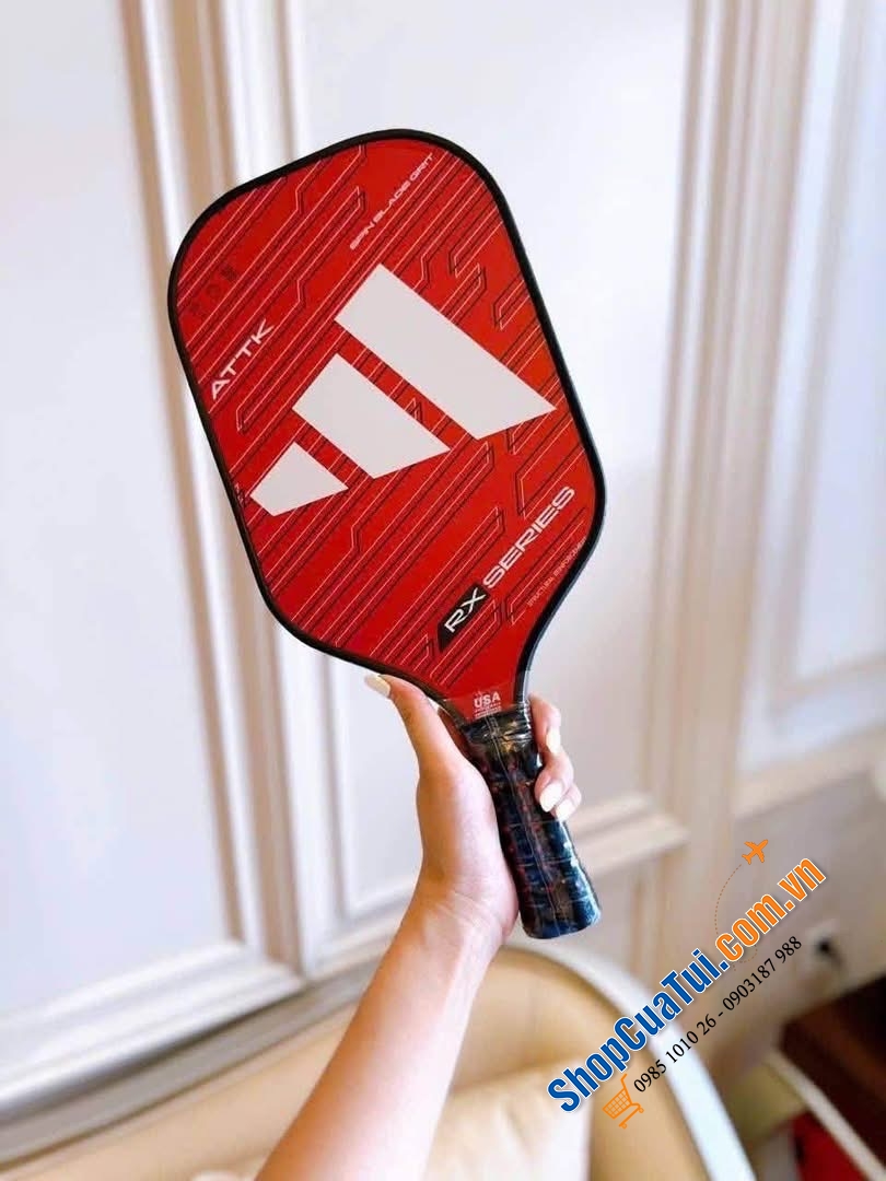Vợt Pickleball Adidas 2024 RX ATTK màu đỏ.