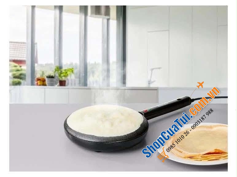 Máy làm bánh Crepe SILVERCREST SCMT 600 màu đen - LÀM BÁNH CUỐN SILVERCRES – Đơn Giản, Nhanh Chóng, Hoàn Hảo!