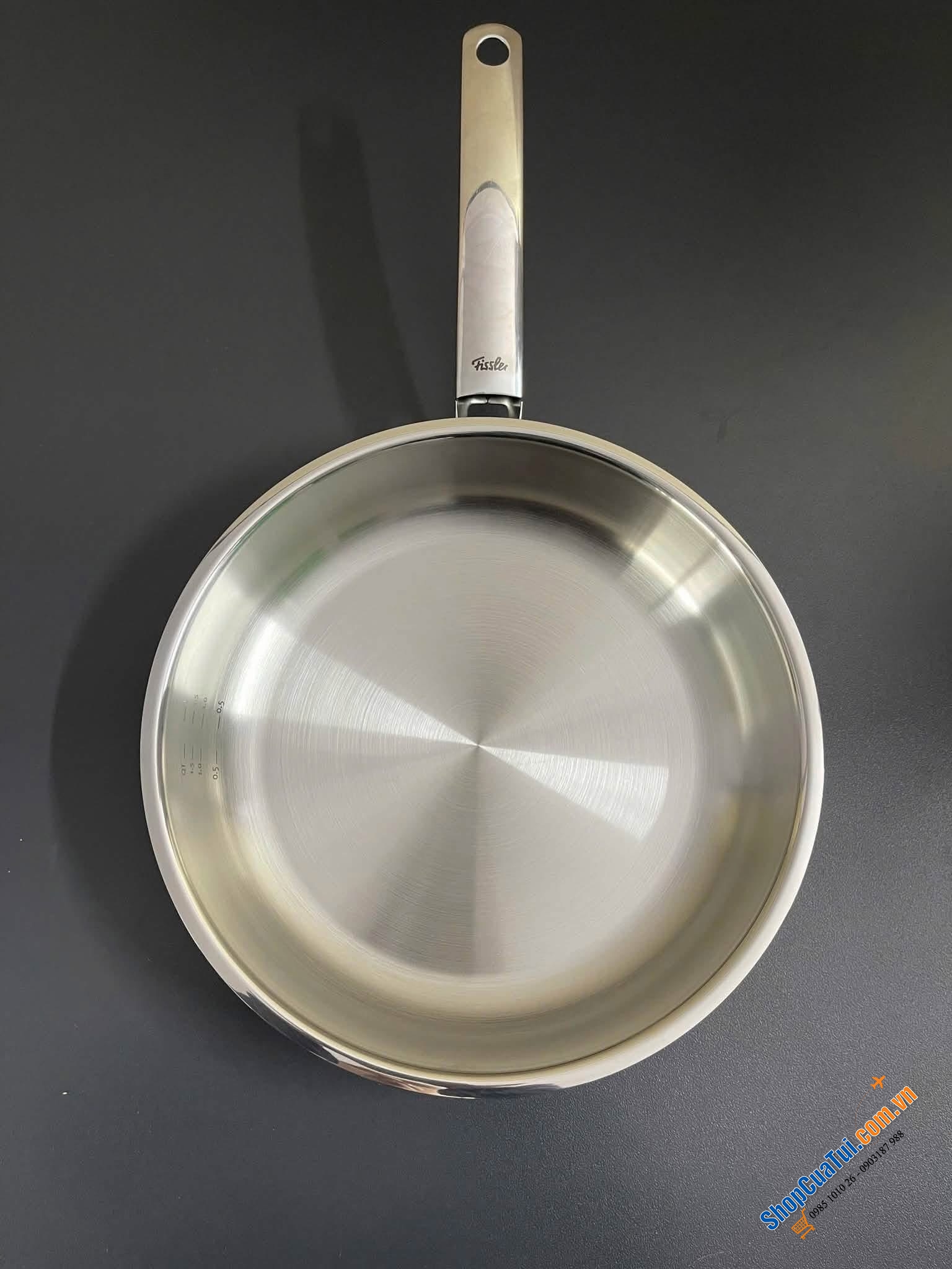 CHẢO THÉP FISSLER PURE COLLECTION size 24 & 28cm - Made in Germany !!