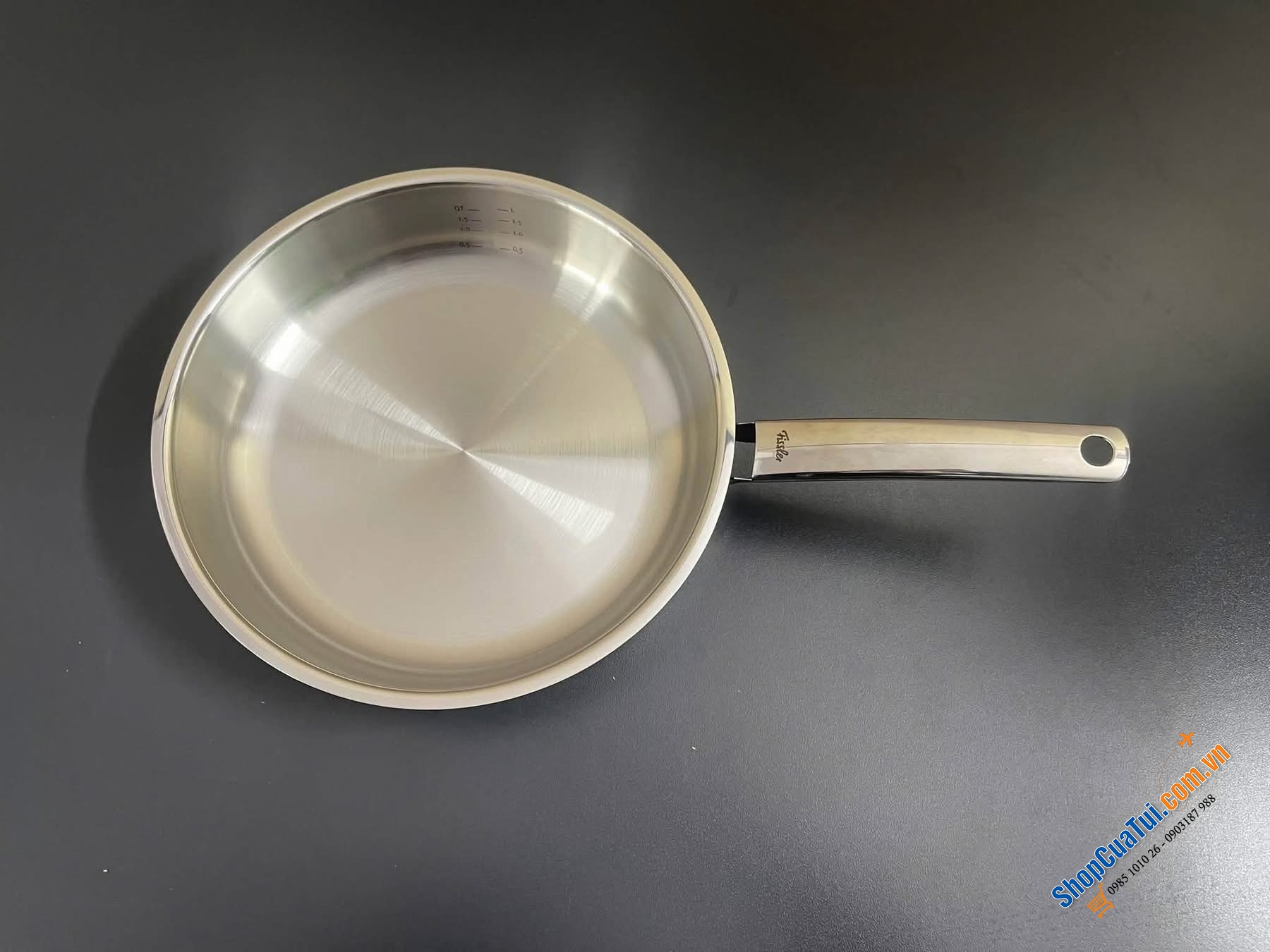CHẢO THÉP FISSLER PURE COLLECTION size 24 & 28cm - Made in Germany !!