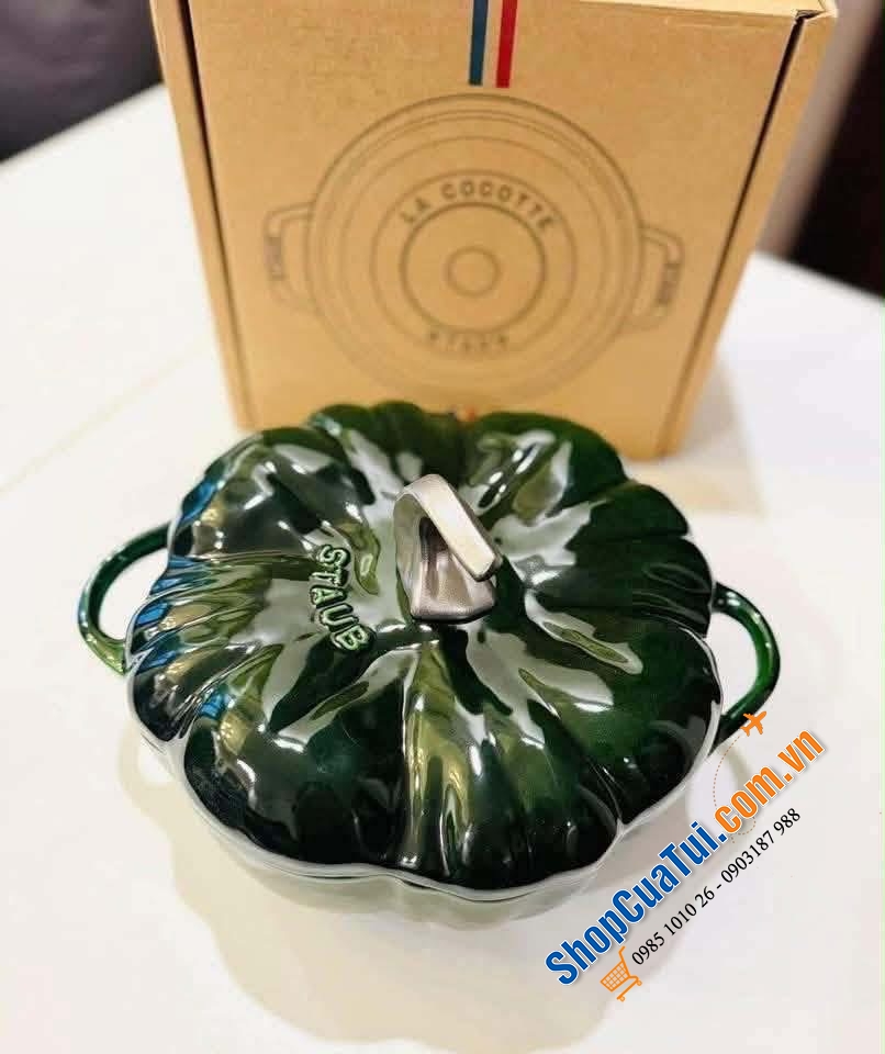 Staub bí ngô xanh húng siêu đẹp.