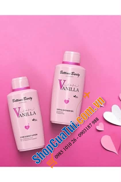 SỮA TẮM BETTINA BARTY LOVE VANILLA - Chai 500ml.