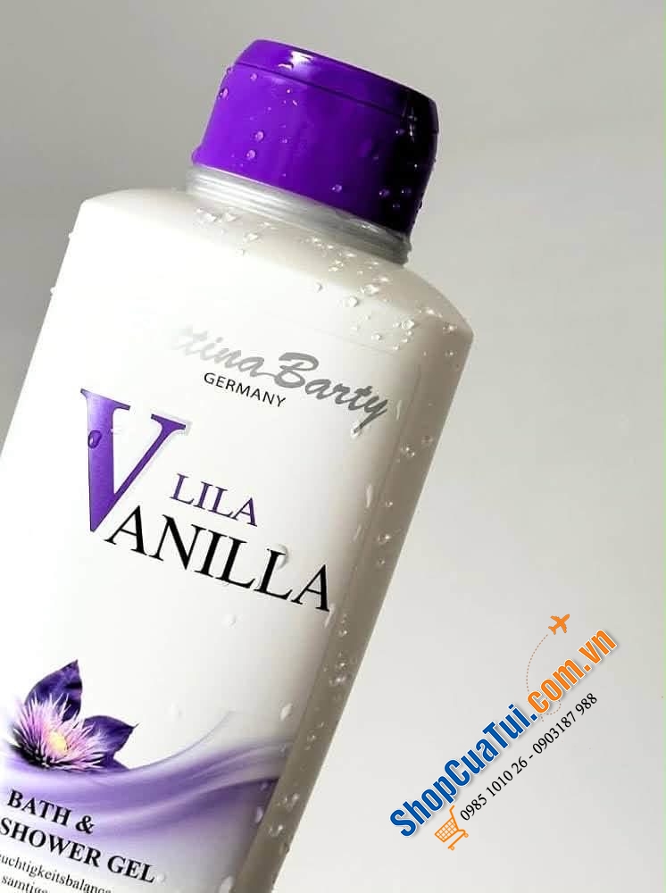 SỮA TẮM BETTINA BARTY LILA VANILLA - Chai 500ml.