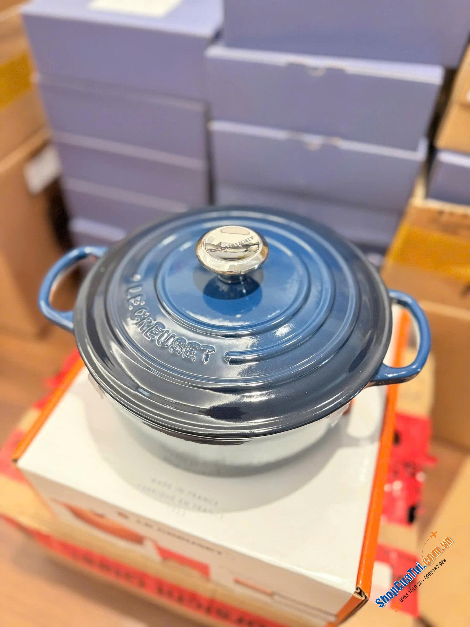 Nồi Le Creuset Nuit  Bräter Signature rund 20cm.