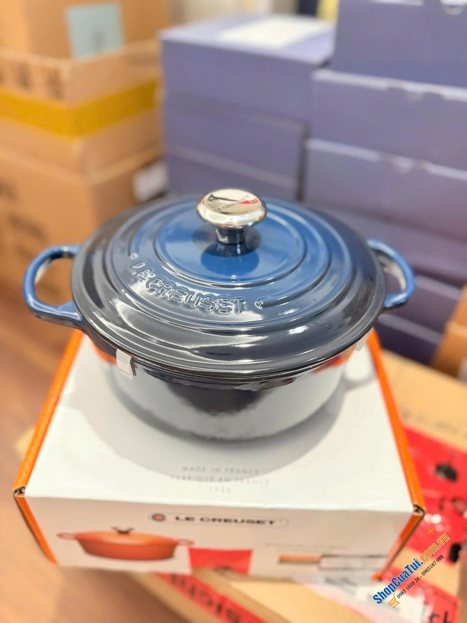 Nồi Le Creuset Nuit  Bräter Signature rund 20cm.