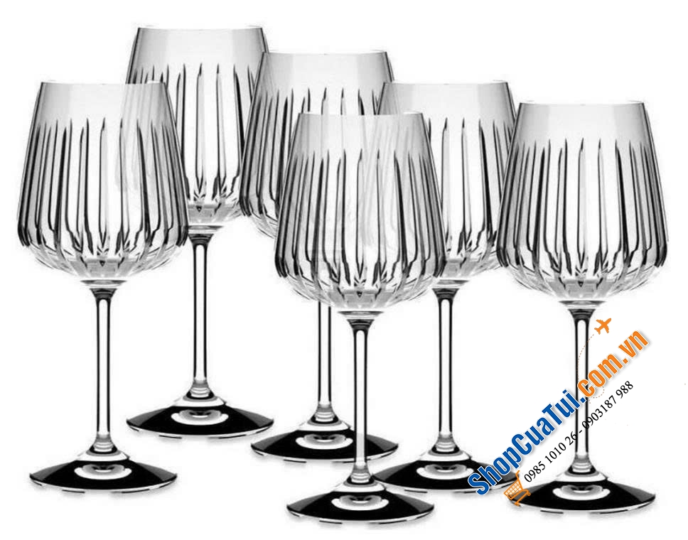 Set 6 ly vang RCR Timeless 490ml.