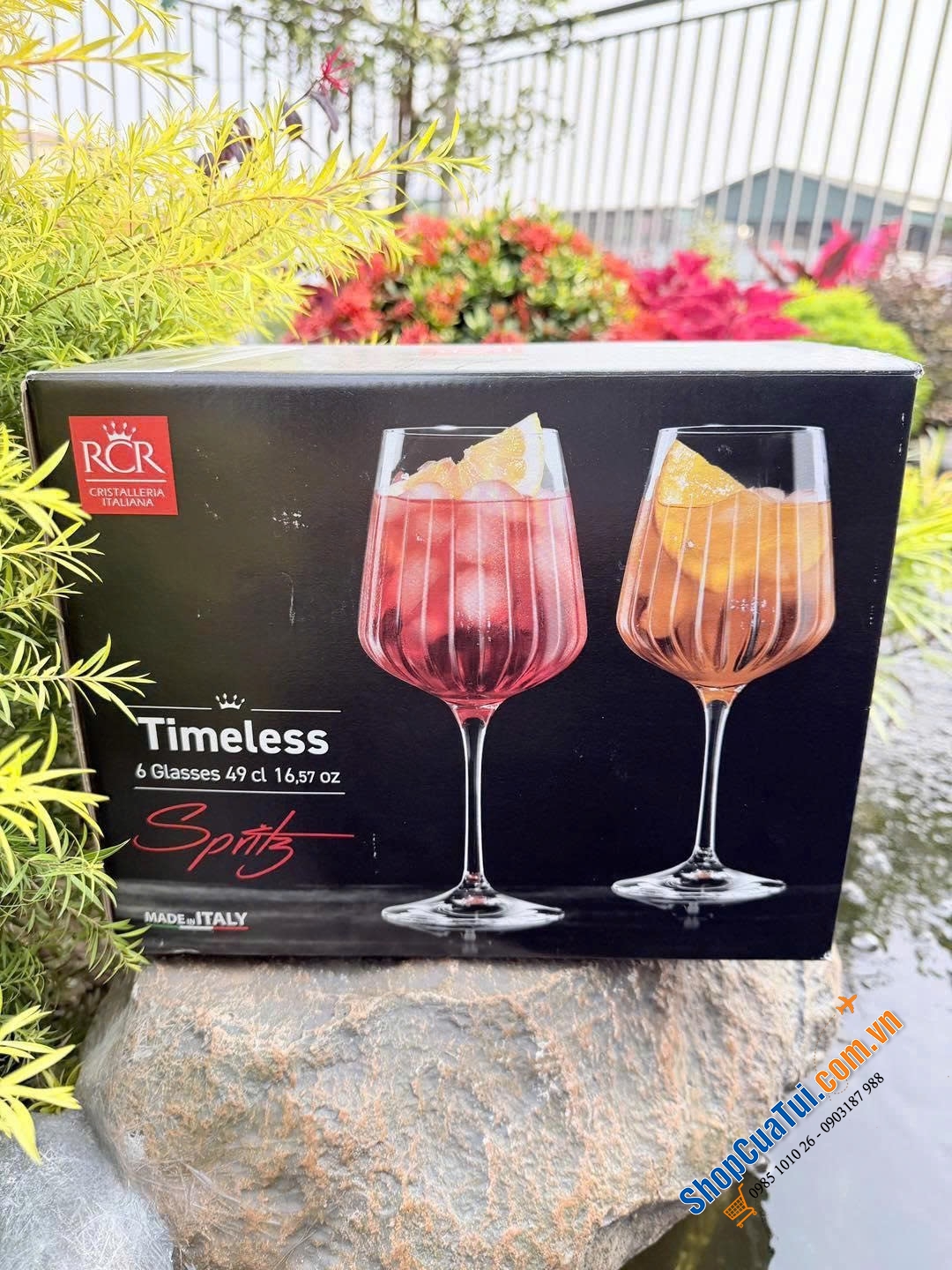 Set 6 ly vang RCR Timeless 490ml.