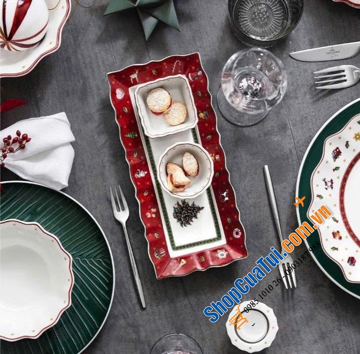 Set 3 bát kèm khay Villeroy & Boch Toy\\\'s Delight.