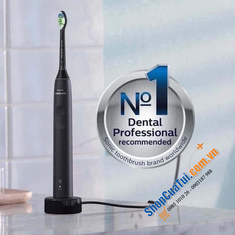Bàn chải điện Philips Sonicare HX3671/54 màu đen.