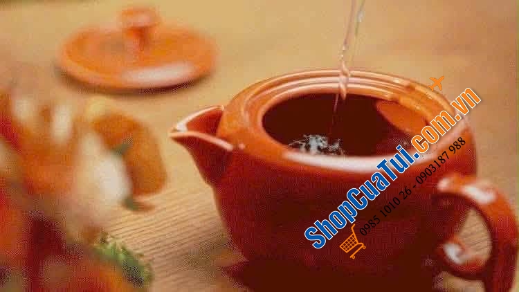 Bộ trà kèm khay Staub siêu xinh.