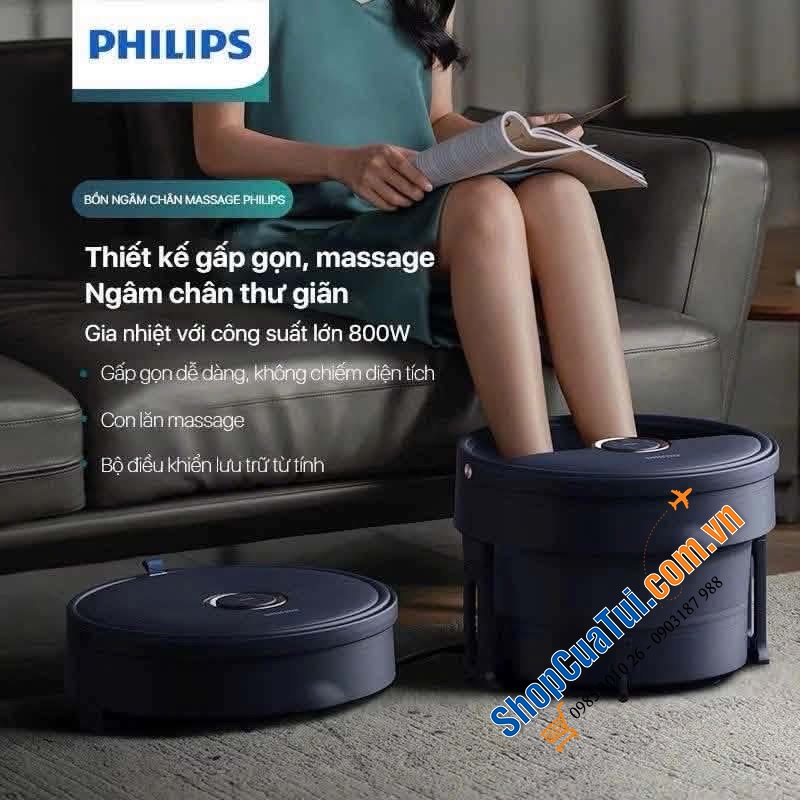 Bồn ngâm chân massage Philips PPM6501.