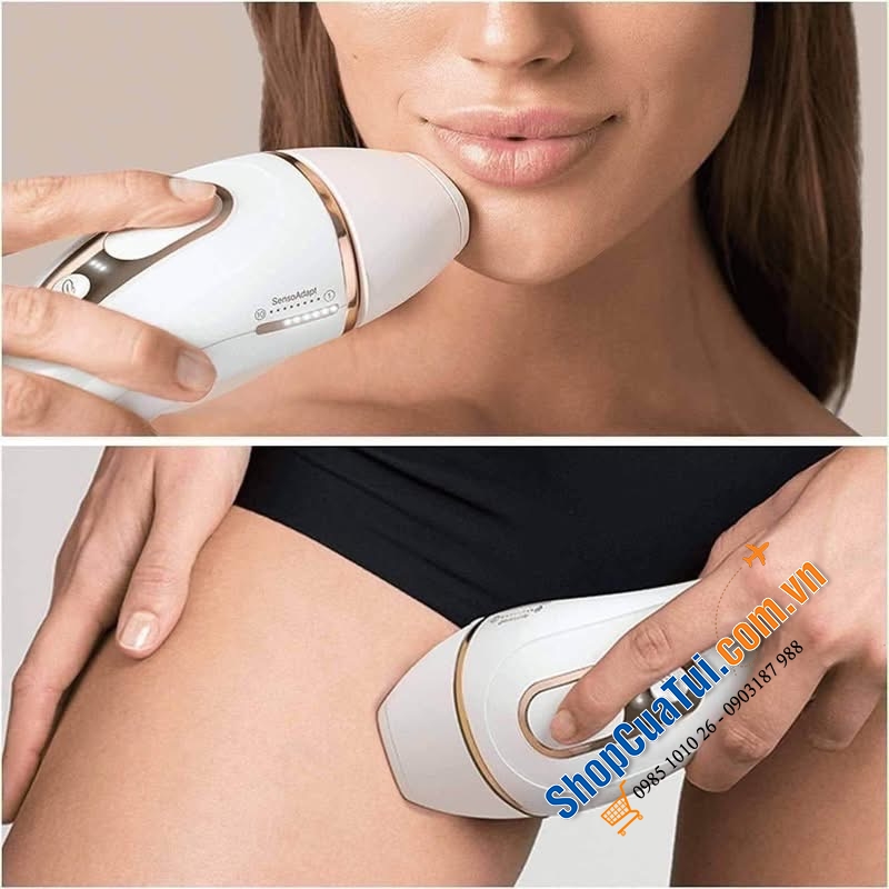 Máy triệt lông BRAUN Silk-expert Pro 5 PL5267 3 đầu triệt lông- Made in UK xịn xò, top 1 dòng máy hiệu quả nhất thị trường.