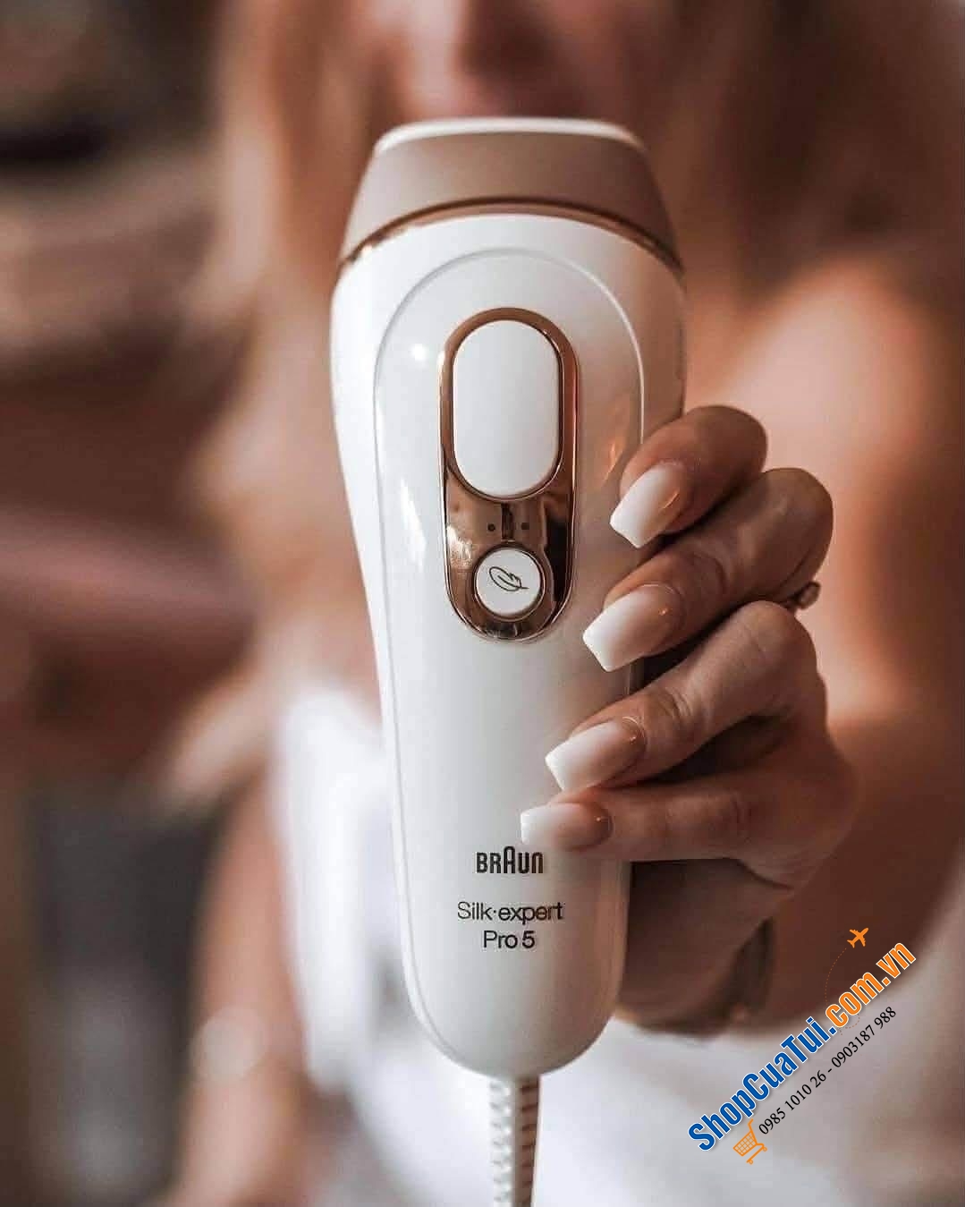 Máy triệt lông BRAUN Silk-expert Pro 5 PL5267 3 đầu triệt lông- Made in UK xịn xò, top 1 dòng máy hiệu quả nhất thị trường.