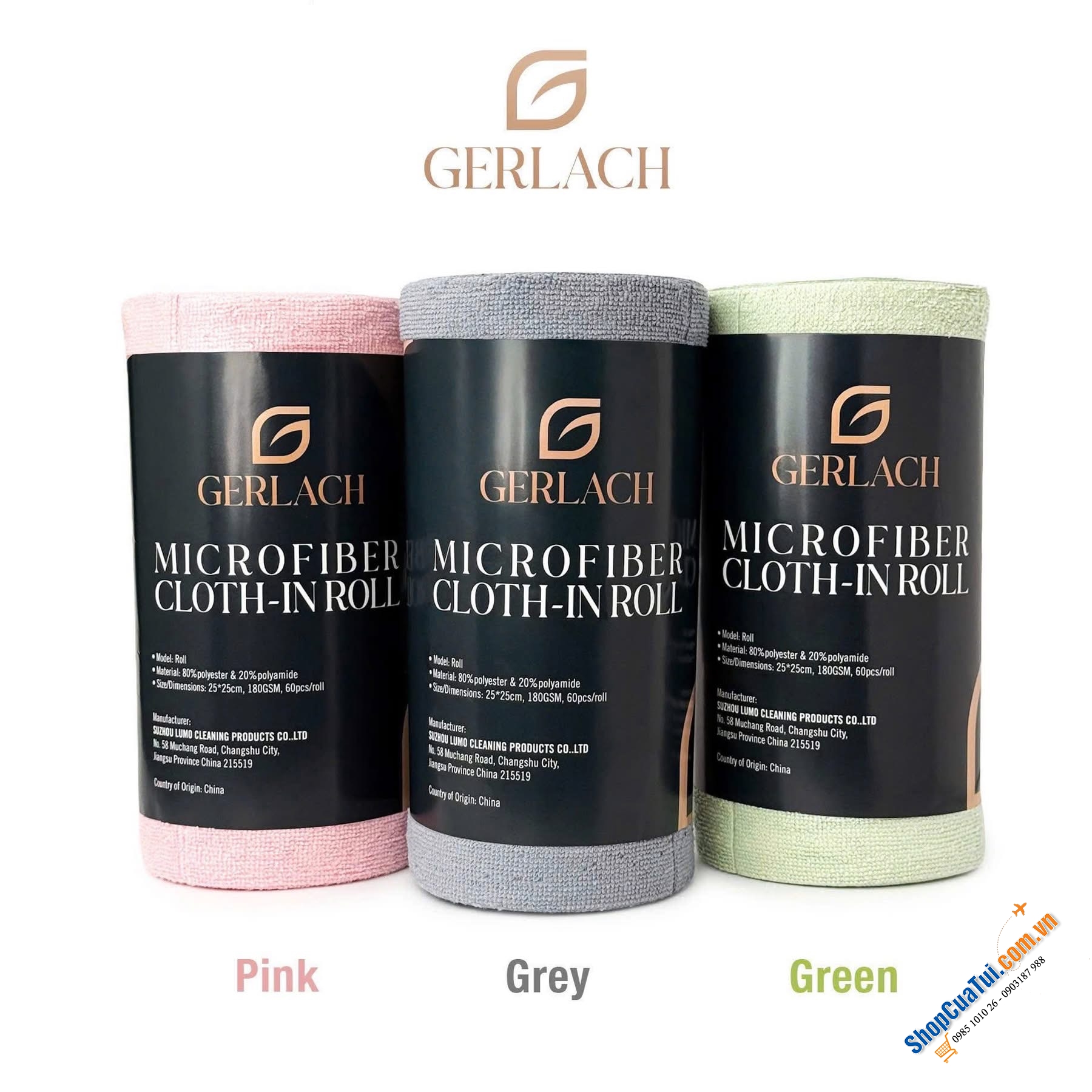 CUỘN KHĂN ĐA NĂNG cao cấp GERLACH - (full 4 màu của hãng).
