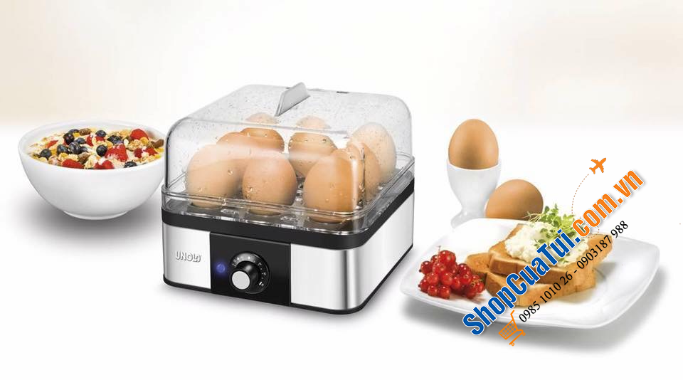 Nồi hấp điện 2 tầng mini Unold