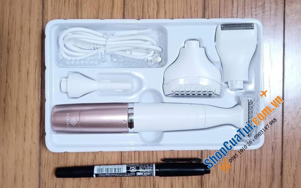 Máy cạo, tỉa lông body 4 in 1 Renage.