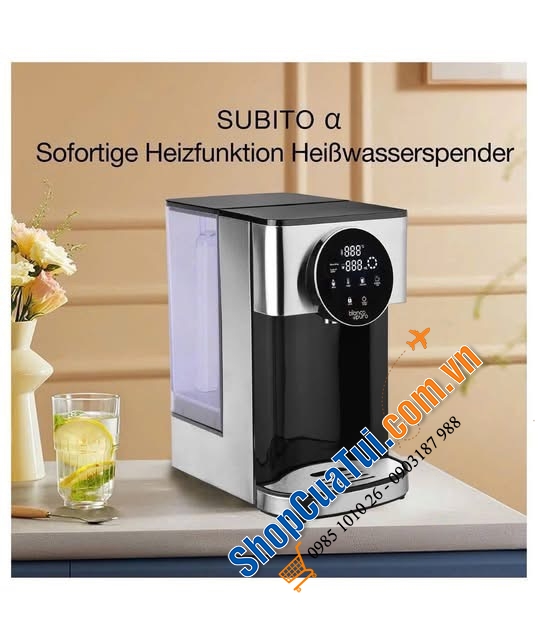 BÌNH THỦY ĐIỆN BIANCO WS010 DUNG TÍCH 4L.