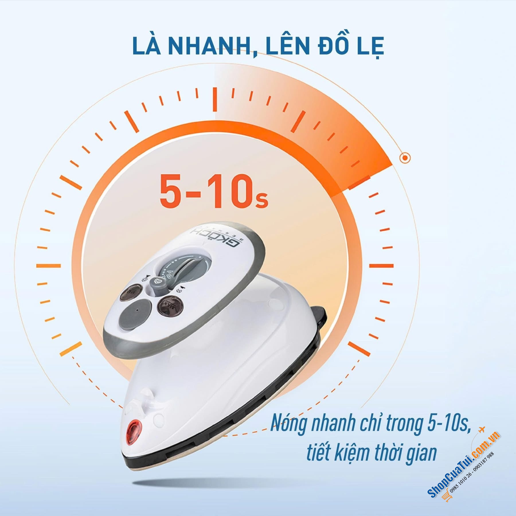 Bàn là du lịch mini GKÖCH.