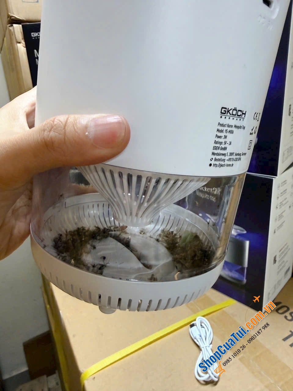 MÁY BẮT MUỖI GKÖCH YG-M006: DIỆT MUỖI SINH HỌC, BẢO VỆ GIẤC NGỦ AN YÊN.