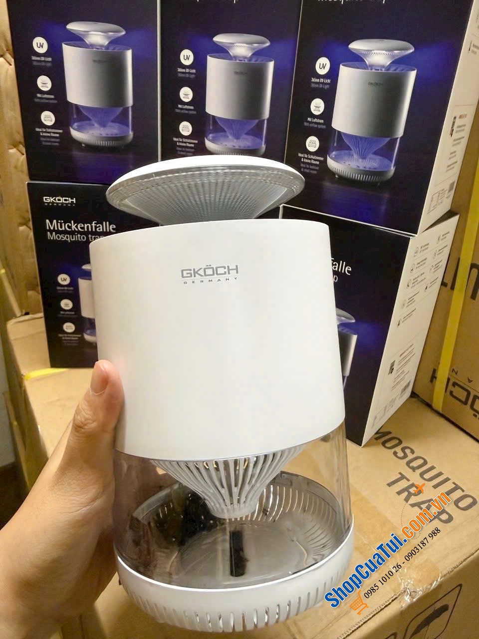MÁY BẮT MUỖI GKÖCH YG-M006: DIỆT MUỖI SINH HỌC, BẢO VỆ GIẤC NGỦ AN YÊN.