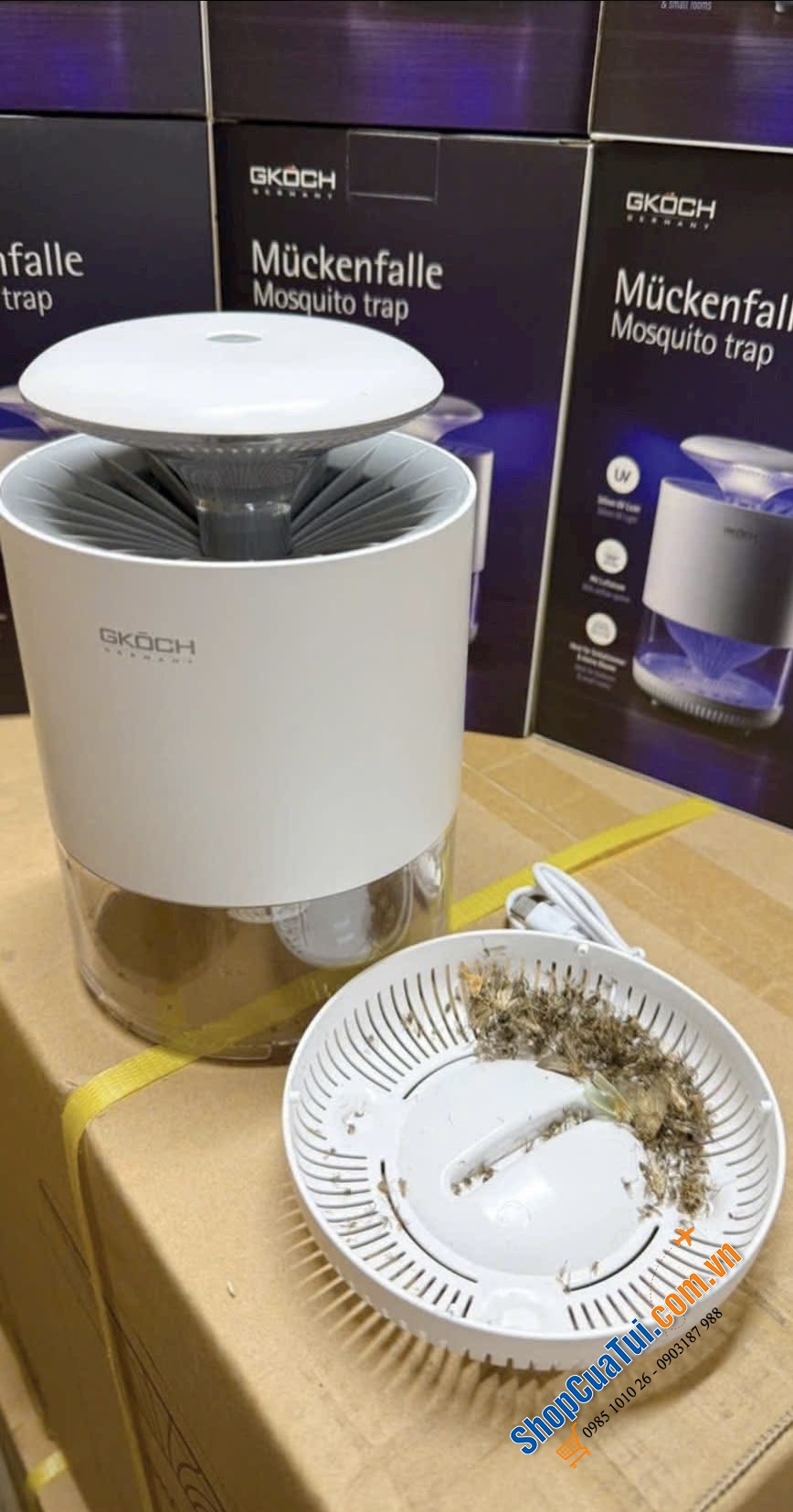 MÁY BẮT MUỖI GKÖCH YG-M006: DIỆT MUỖI SINH HỌC, BẢO VỆ GIẤC NGỦ AN YÊN.