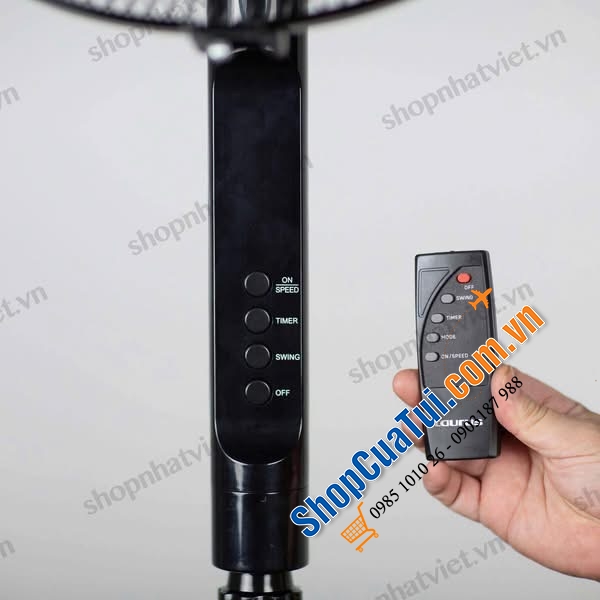 Quạt cây Taurus FADC001 – Động cơ DC siêu êm, 12 tốc độ gió linh hoạt.