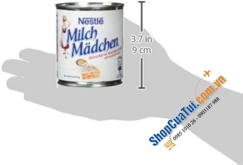 Sữa Đặc Có Đường Nestlé Milch Mädchen 400g - Hàng Đức nội địa.