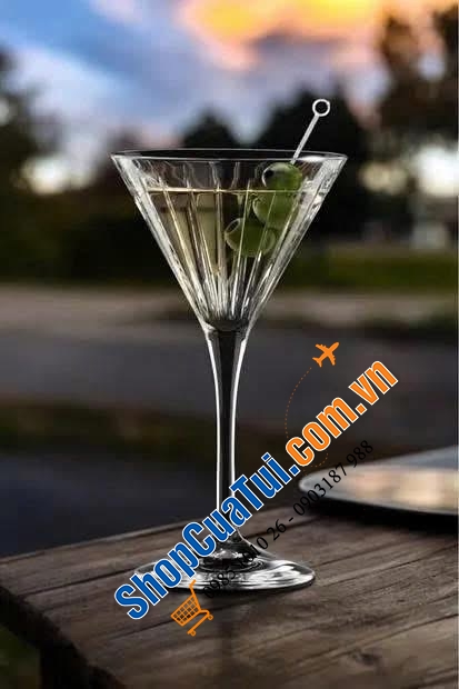 Set 6 ly RCR Martini 210ml - sản xuất 100% tại Ý.